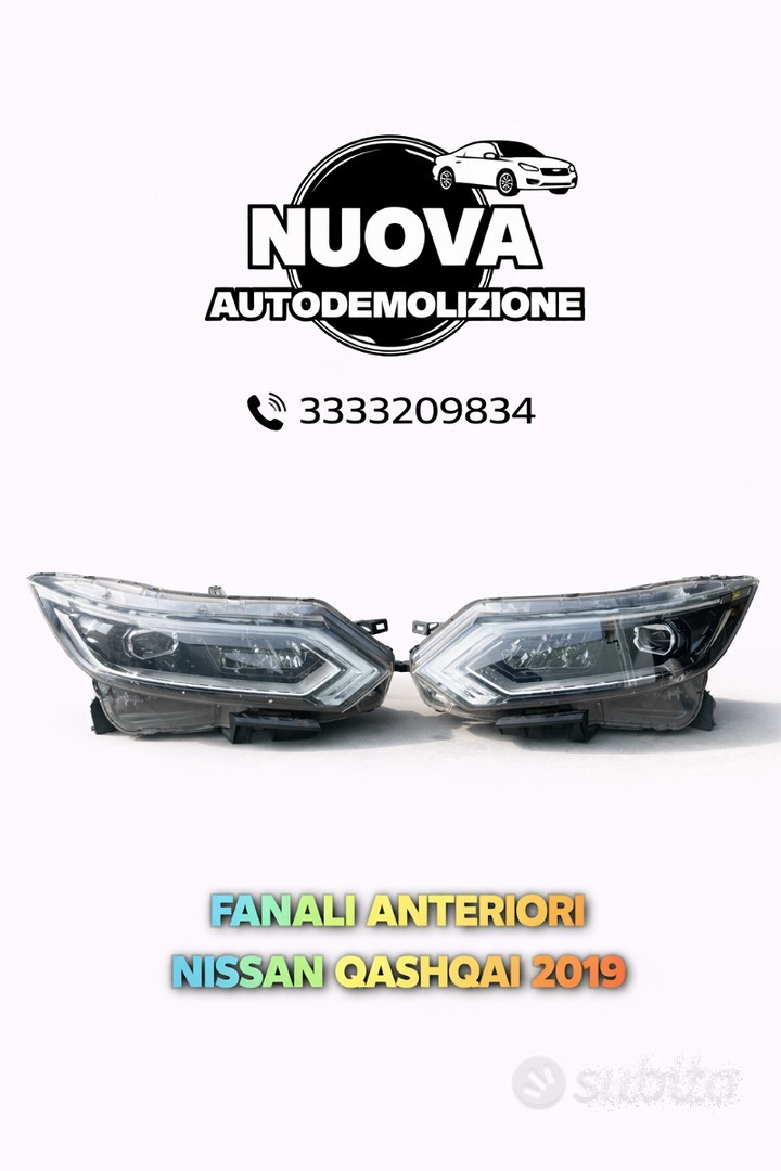 FANALI ANTERIORI NISSAN QUASHQAI 2019