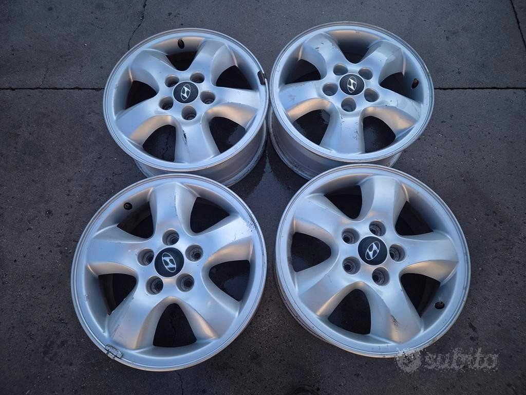 Cerchi In Lega Da 16" Per Hyundai Santa FÃ¨ 2004