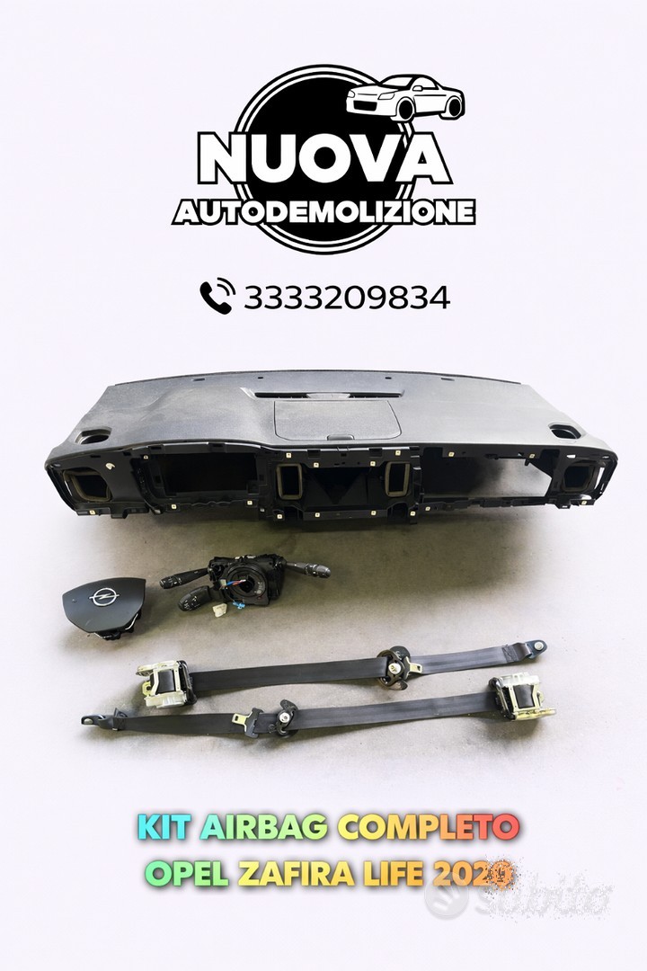 KIT AIRBAG COMPLETO OPEL ZAFIRA LIFE 2020